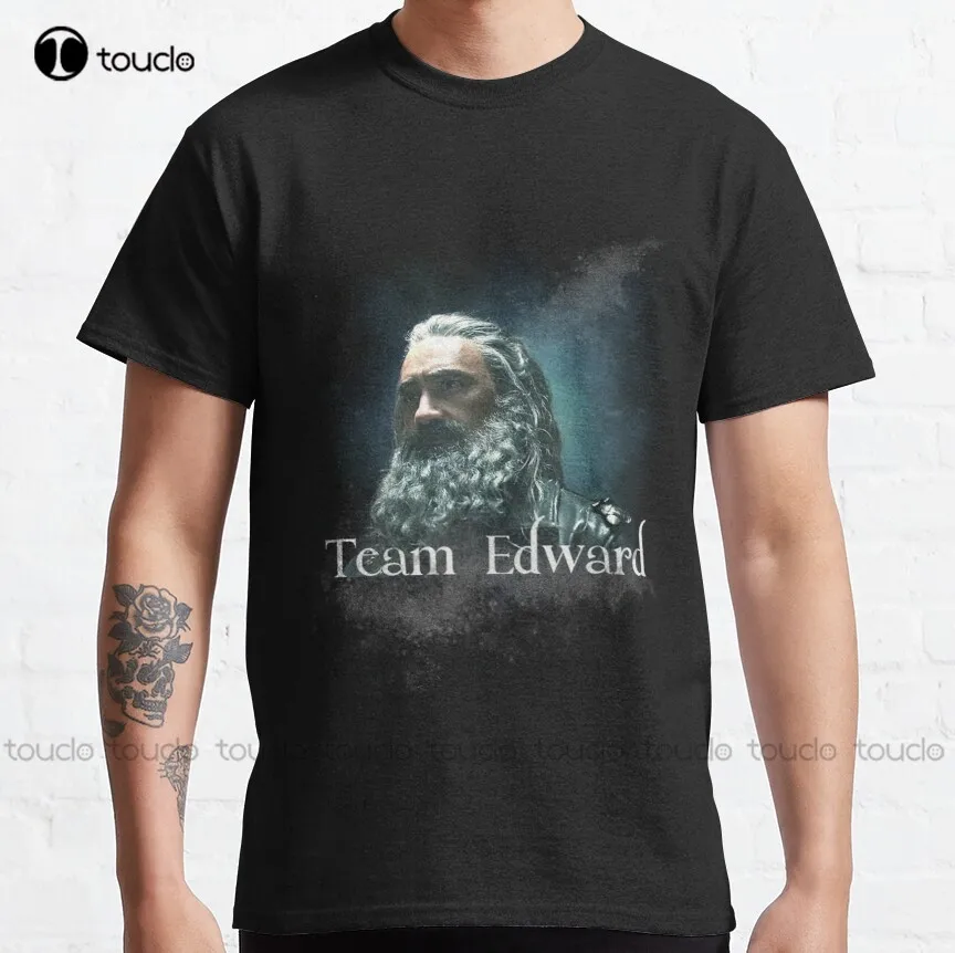 

Team Edward Classic T-Shirt Our Flag Means Death Womens Shirts Harajuku Streetwear Breathable Cotton Christmas Gift