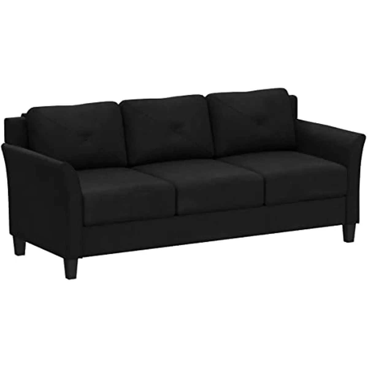 

HRFKS3BK Grayson Sofa, 78.7" W x 31.5" D x 32.7" H, Black