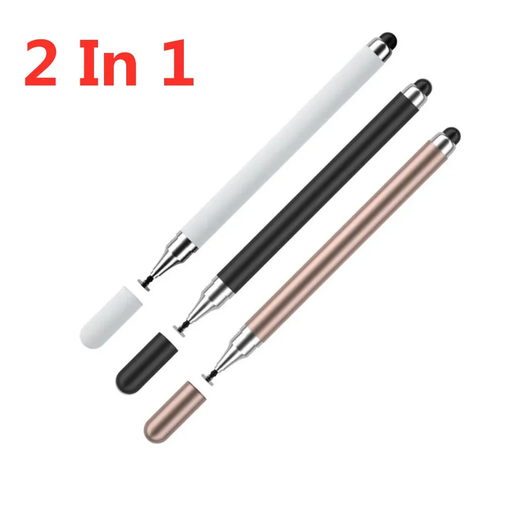 Ручка для планшета стилус сенсорного экрана 2 в 1 IPhone IPad емкостный сенсорный