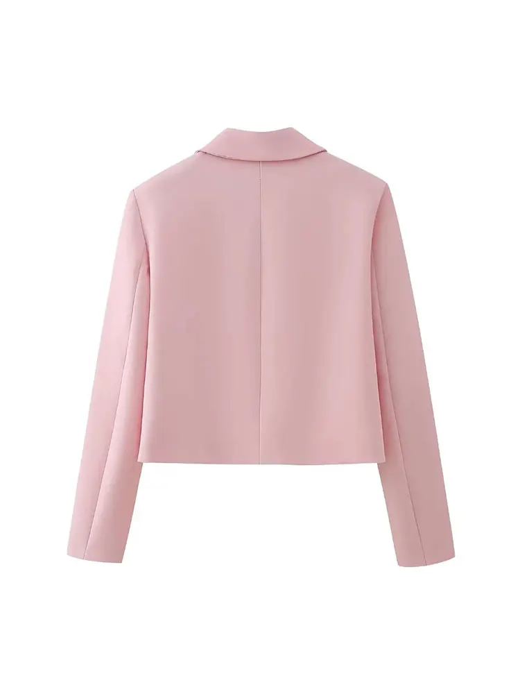 Женский офисный костюм-двойка свободный пиджак с длинным рукавом и шорты