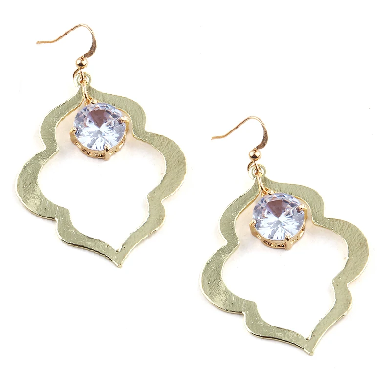 RH Модные украшения Кристальный и металлический капли подвесные серьги Ювелирные изделия для свадьбы Подарки на вечеринку.