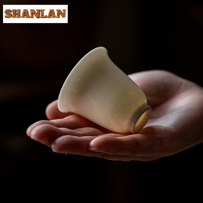 2 шт./лот имитация песен абрикосовая белая галленовая чашка тонкая шина