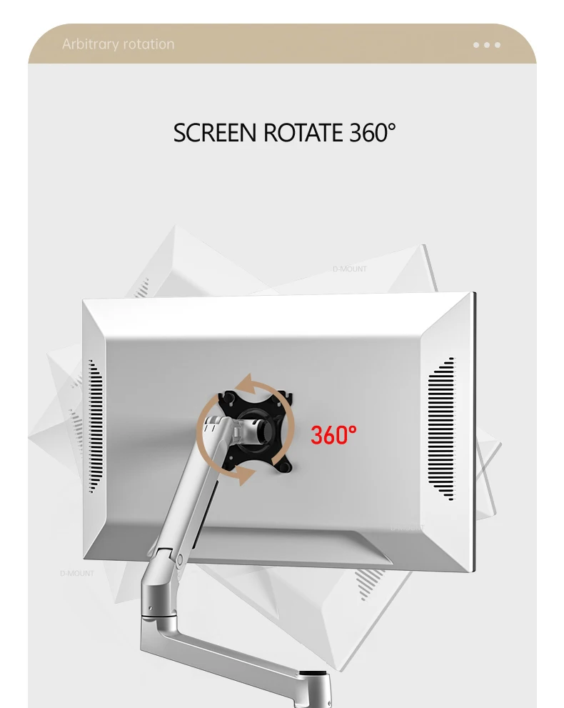 Настенное крепление для ЖК-монитора DL-7012LP дюйма 10-27 дюймов механическая пружина 2