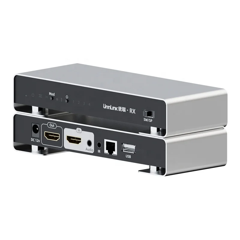 

150m 100m 60m Ethernet HDMI KVM Extender 1080P Audio Video Transmitter Receiver Loop-out ODM OEM