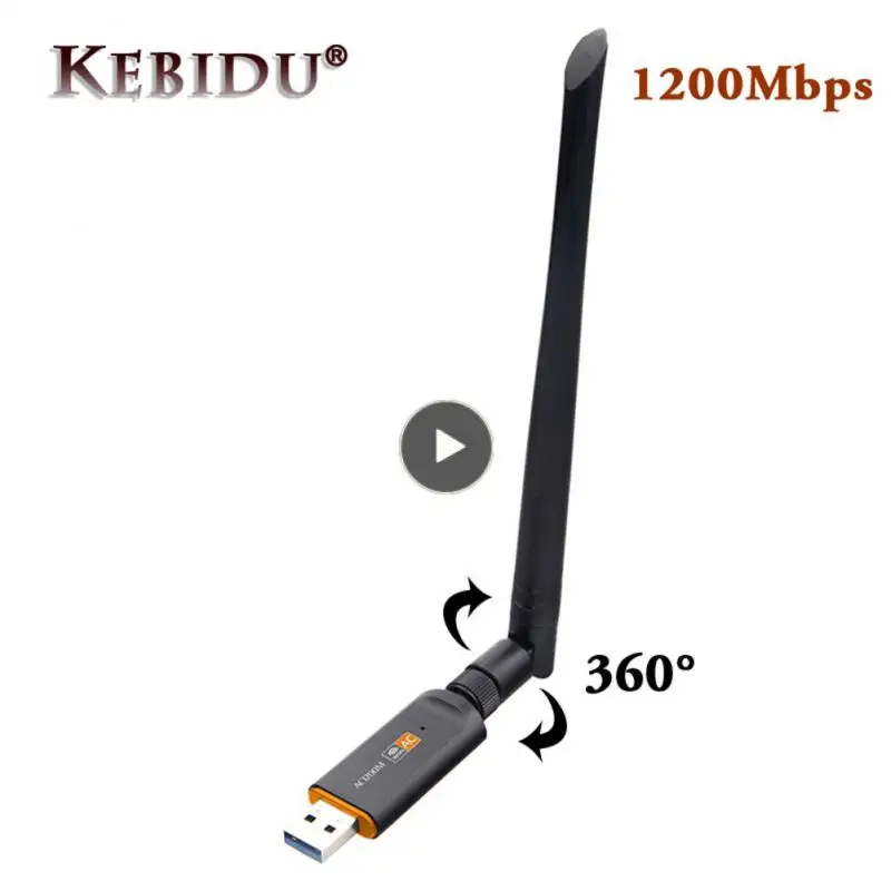 

1200mbps Dual-band Wi-fi Adapter Usb 3.0 Receiver High Speed Realtek 8812bu Portable Network Card For Laptop Desktop Mini