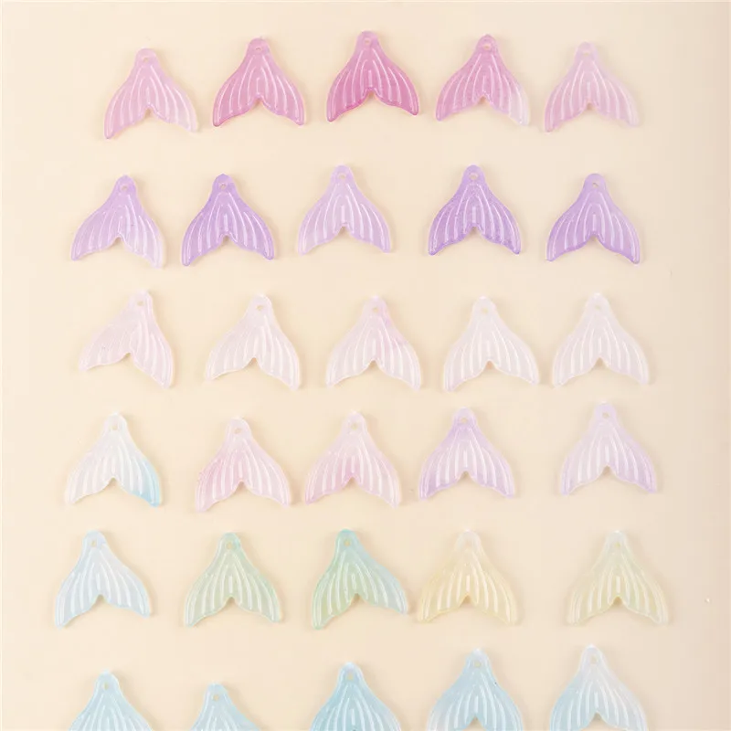 

30 шт./упаковка, женская подвеска «хвост русалки»