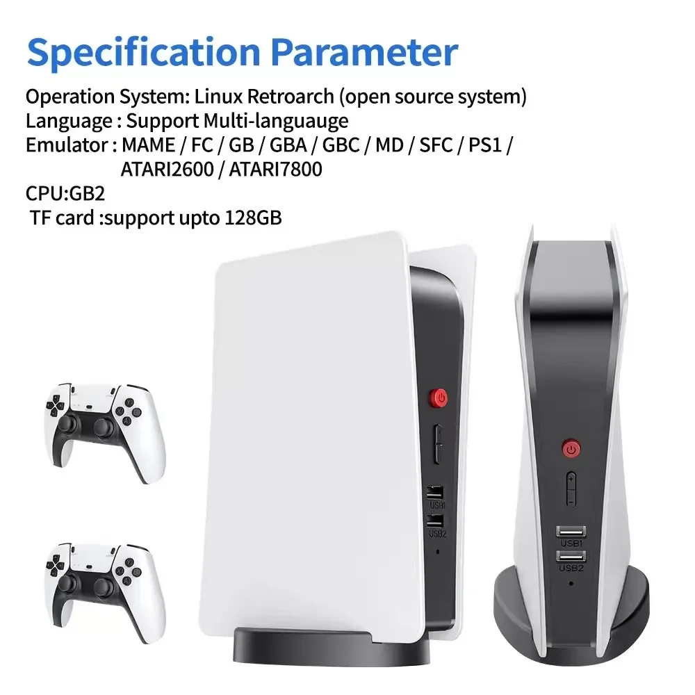 GS5 станция Linux система открытого исходного кода UHD 4k ТВ игровая консоль CPU GB2 Retre