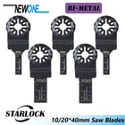 NEWONE Starlock биметаллические Осциллирующие лезвия для пилы, многофункциональные аксессуары, Осциллирующие лезвия для резки дерева, металла,