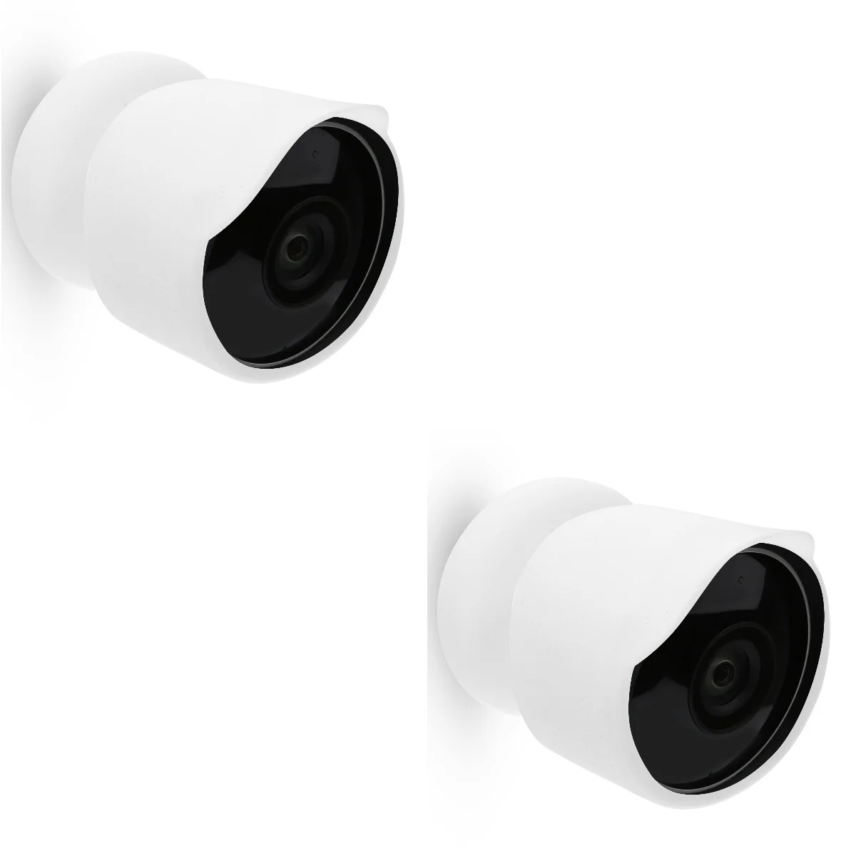 

2 Count Outdoor Silicone Cover Security Camera Case Indoor Suitcase Protector Weatherproof Monitor Sleeve
