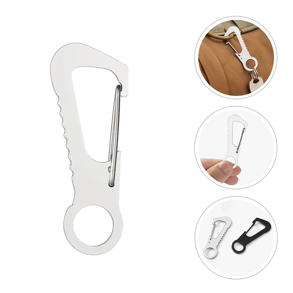 

2Pcs Climbing Carabiner Buckle Outdoor Camping Keychain Multifunctional Buckles