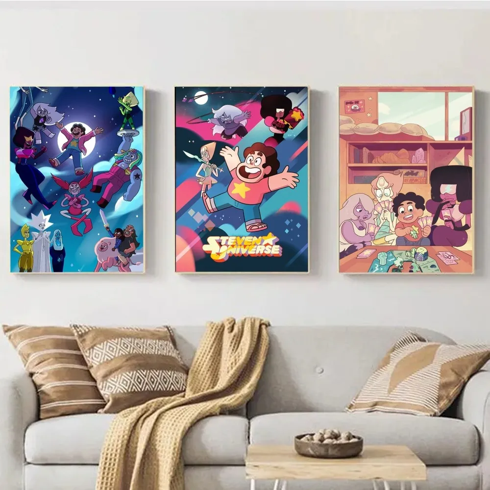 1 шт. мультяшный плакат Вселенная Стивена настенный художественный принт