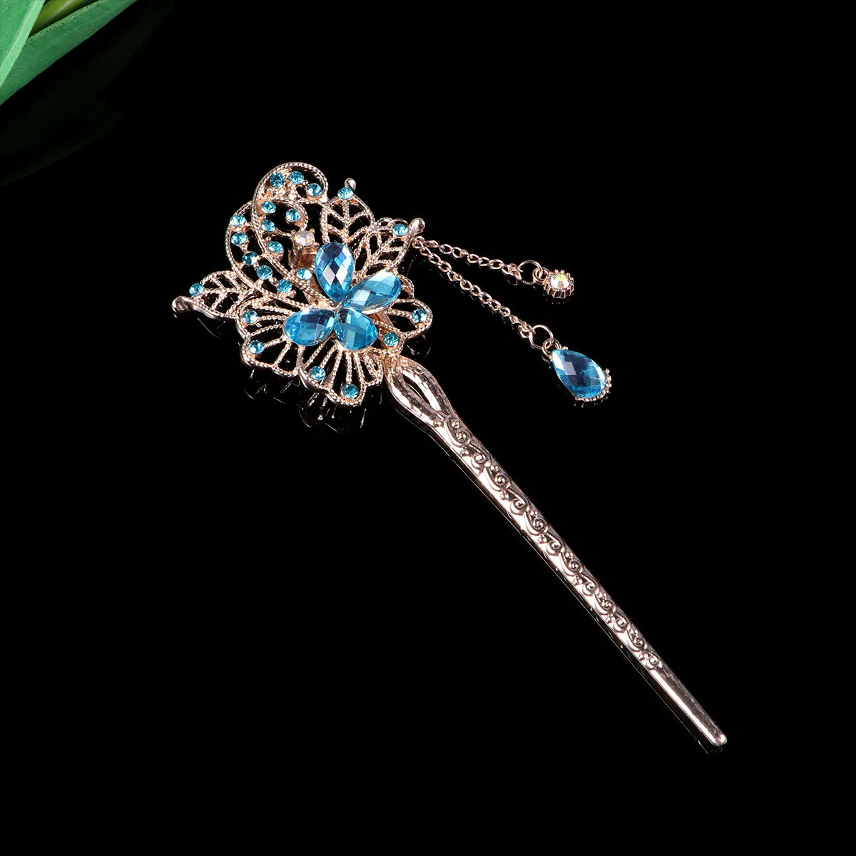 

Hair Chopsticks Chinese Stickaccessories Sticks Women Japanese Gift Rhinestone Fork Clips Traditionalelegant Clip Teachers