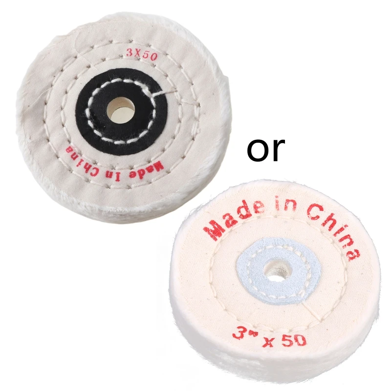 

3'' Cloth Buffing Polishing Wheel Buffer Polish Jewelry Grinder Pad Handcraft