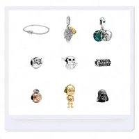 2022 925 original sterling silver charms beads fit pandora bracelet necklace star wars yoda jewelry women gift free shipping