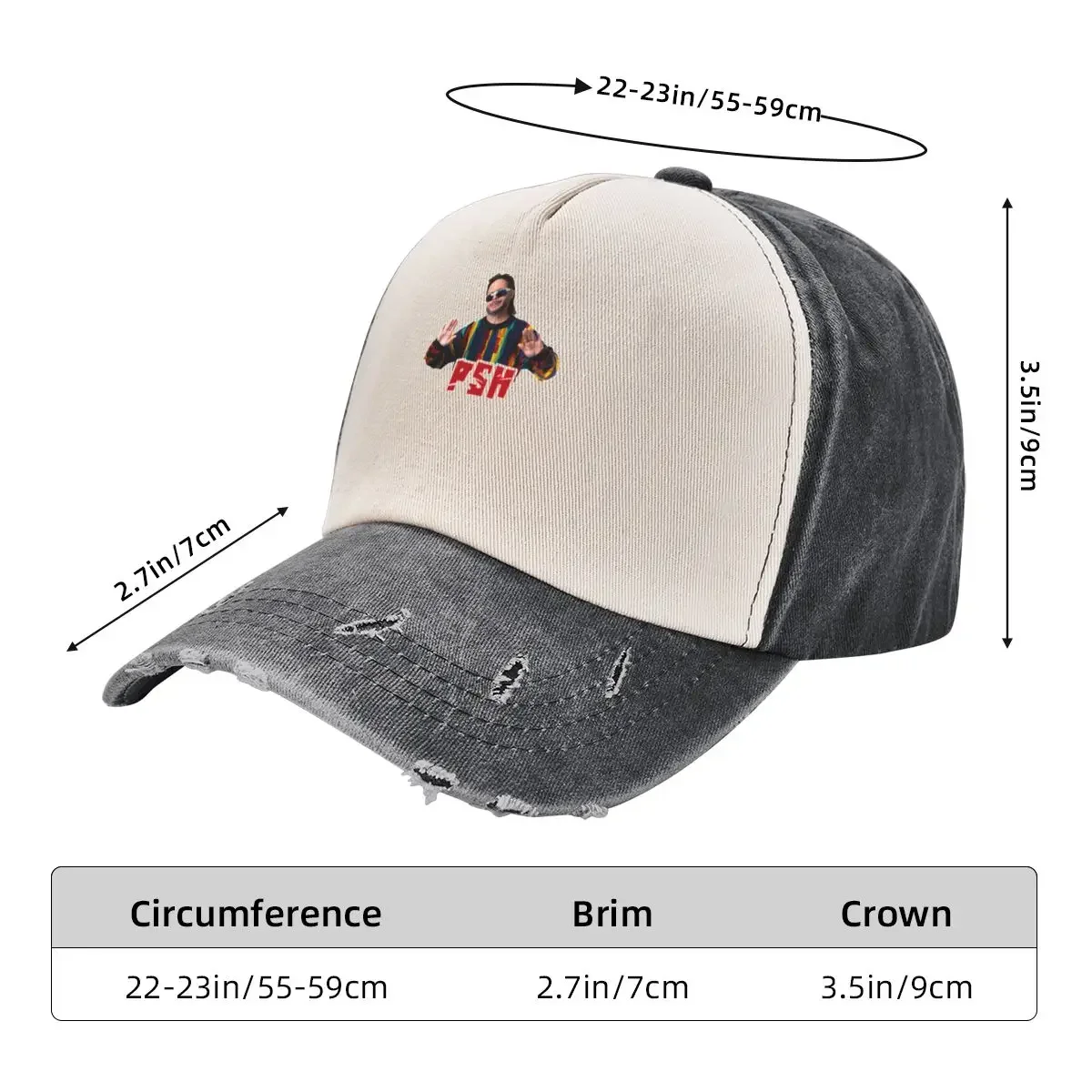 Ed Bassmaster Merch Ed Bassmaster Бейсбольная кепка в стиле хип-хоп Дизайнерская шляпа Пляжная шляпа с защитой от ультрафиолета Солнечная шляпа Мужская Элитный бренд Женская (art.: 3920ca540273b) - 3920ca540273b