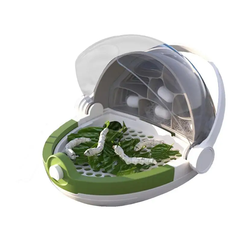 

New Silkworm Breeding Space Board Games Insect Observation Box Science Nurturing Bucket Montessori Learning Education Toys