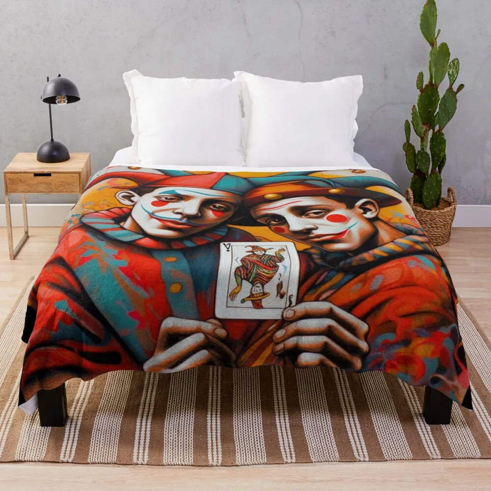 Колода Таро: The Fool Le Mat v4 nu series v3 Плед Спальный мешок Волосы одеяла и пледы