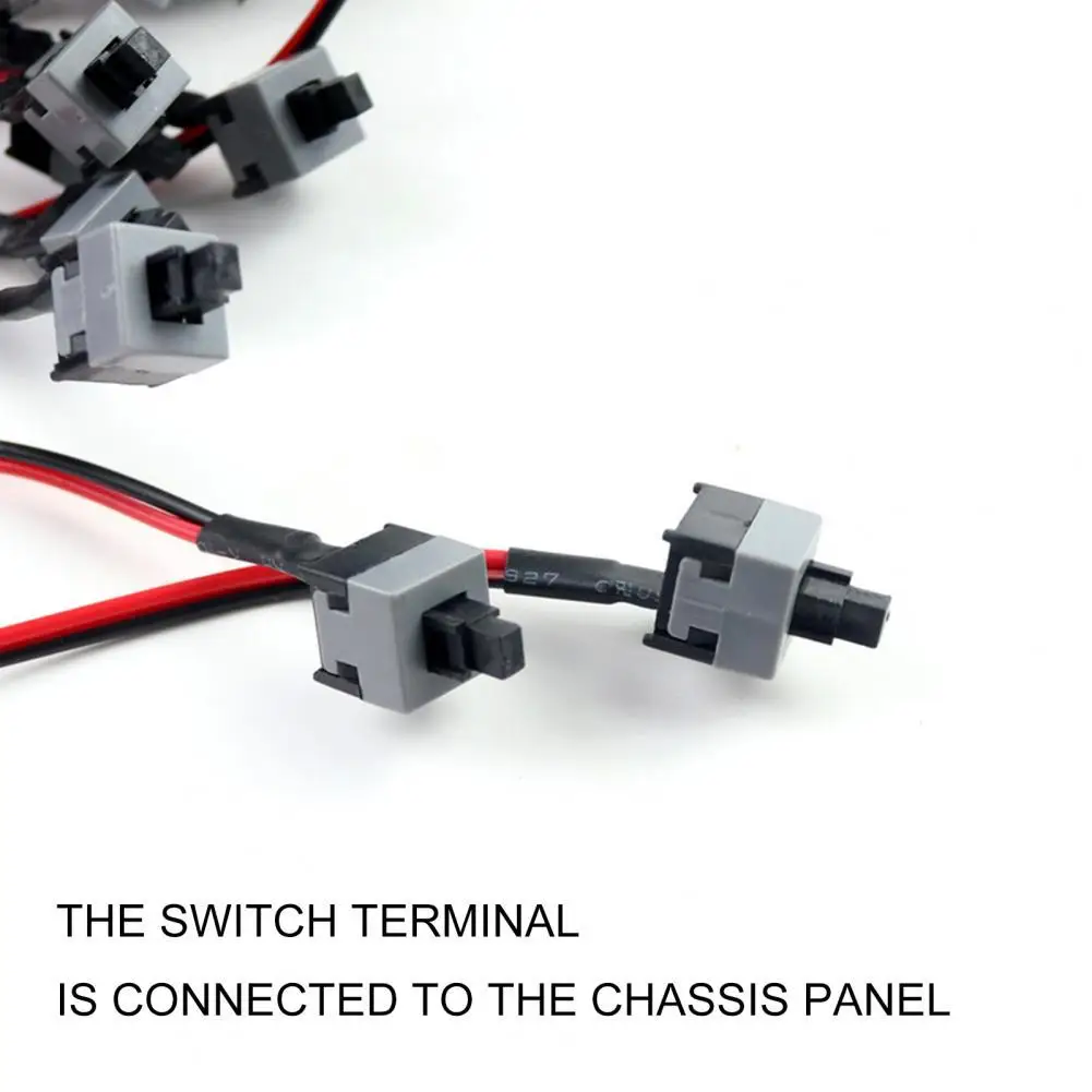 

Switch Universal Motherboard Reset Switch Cable for Desktop Computer