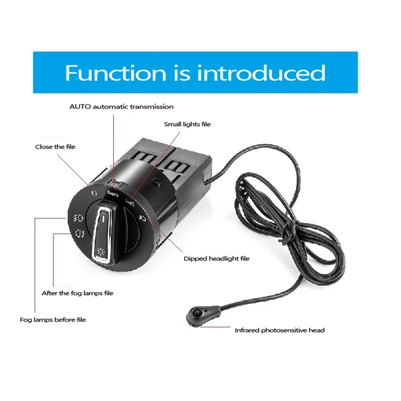 Переключатель фар датчик автоматического переключателя для Golf Mk4 Tiguan Passat B5 Polo-Touran