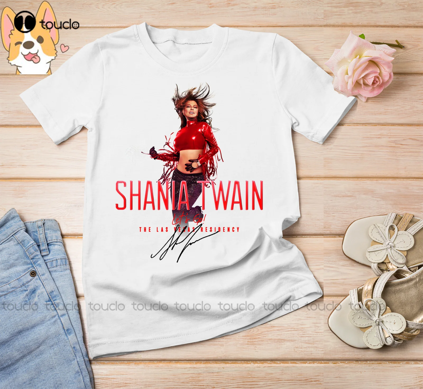 

Shania Twain Lets Go The Las Vegas Residency T Shirt Designer T Shirts For Men Custom Aldult Teen Unisex Xs-5Xl Cotton New Tee