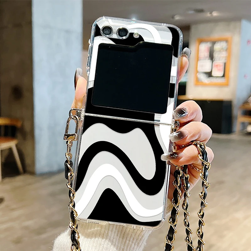 Чехол для Samsung Galaxy Z Flip4 Flip5 складной мягкий чехол из ТПУ Flip 4 5