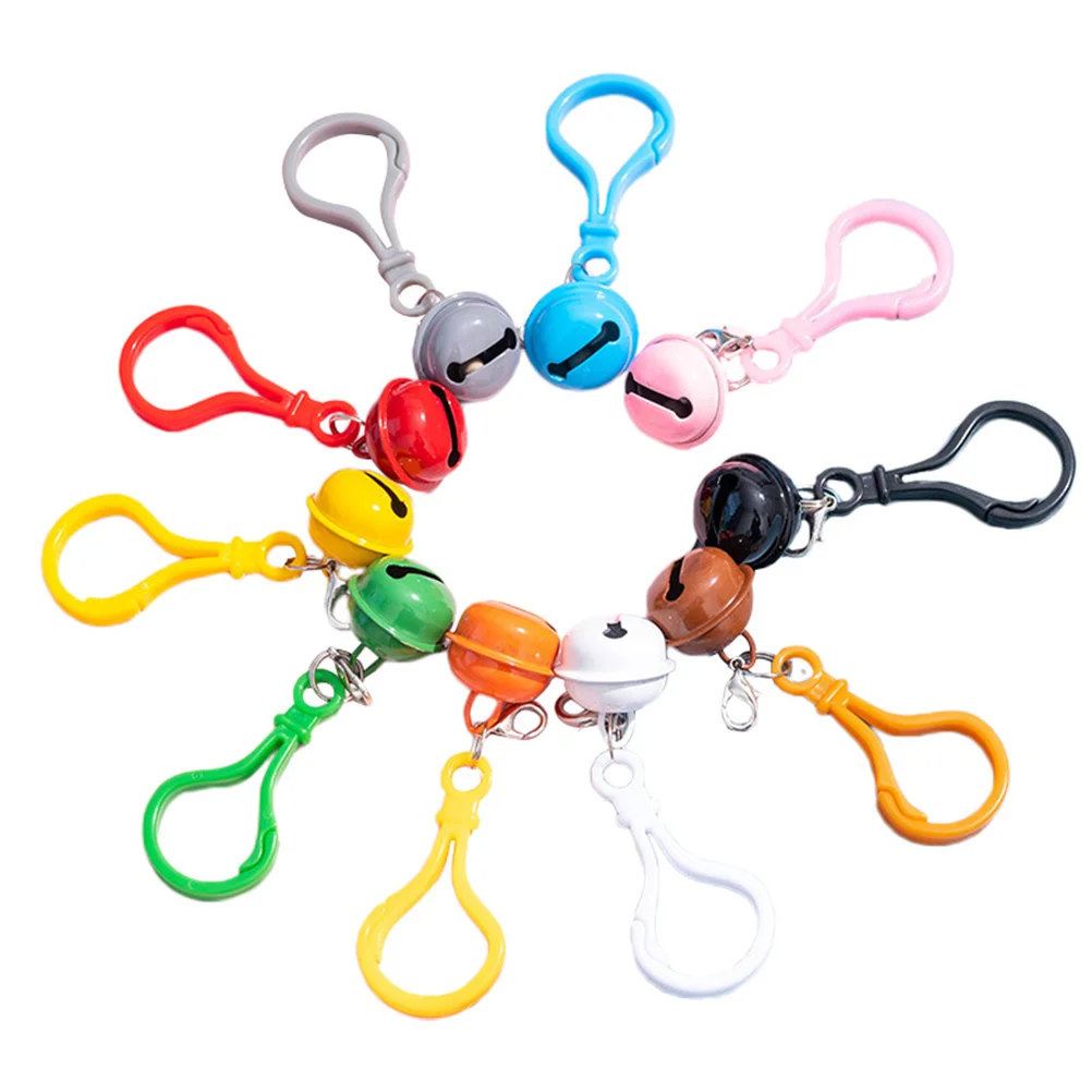 

Bell Bells Christmas Key Dog Pet Ring Bag Chains Hanging Animal Pendant Sleigh Collar Necklace Tree Jingle Cat Ornament Metal