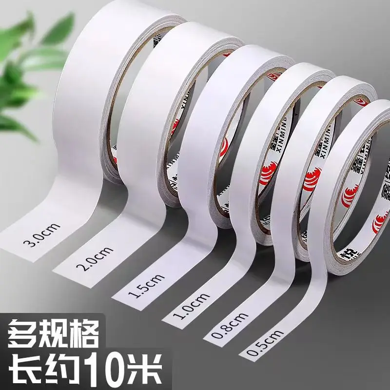 

Double Sided Adhesive Tape High Viscosity Cotton Paper Tape Student Office Transparent Thin Hand Torn Paper Tape Independent Sta