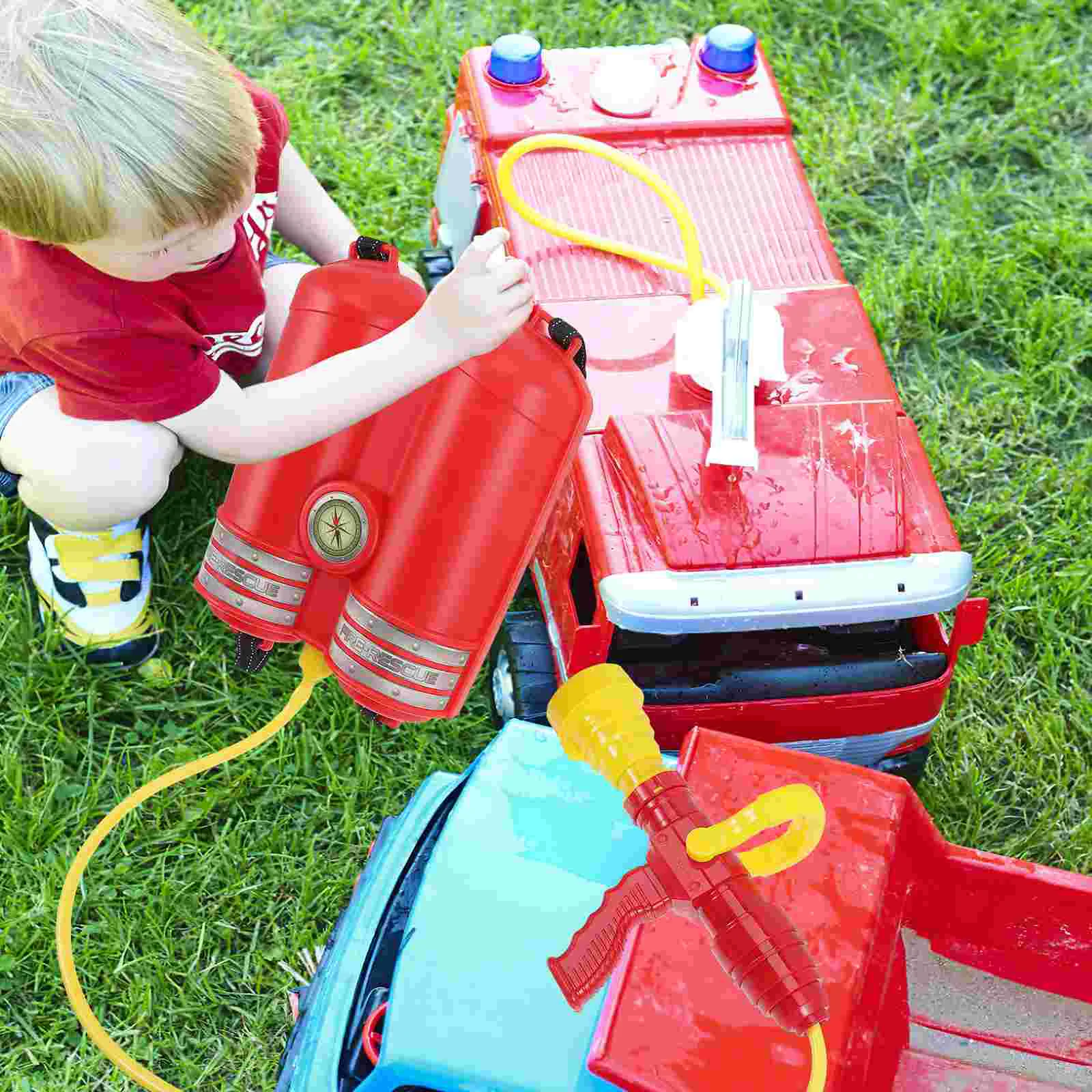 

Fire Water Toy Squirt Guns Outdoor Toys Kids Swimming Pool Role Play Fighting Firefighter Shooter