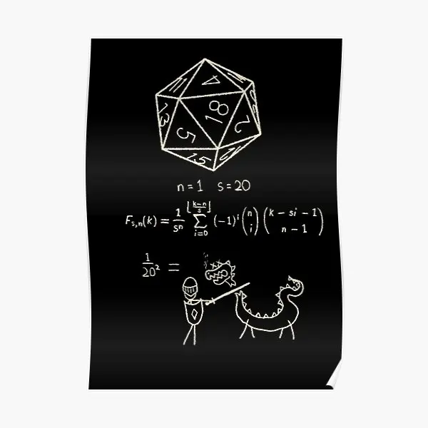 

Настенный плакат с 20 игральными играми The Science Of 20