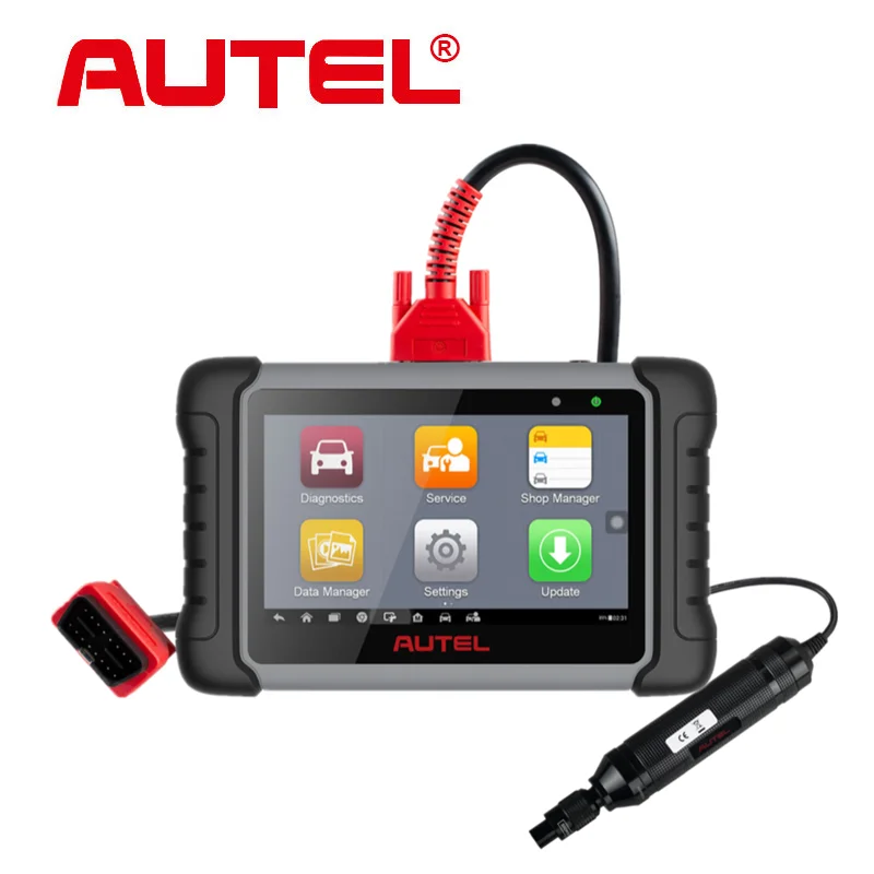 Autel MaxiCOM MK808 OBD2 автомобильный диагностический сканер с IMMO/EPB/SAS/BMS/DPF/TPMS, кодирование ключа обслуживания MP808 DS808