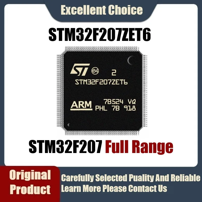 

1Pcs/Lot - 5Pcs/Lot Original Genuine STM32F207ZET6 STM32F207 ZET6 Package LQFP-144 120MHz 512KB Microcontroller MCU