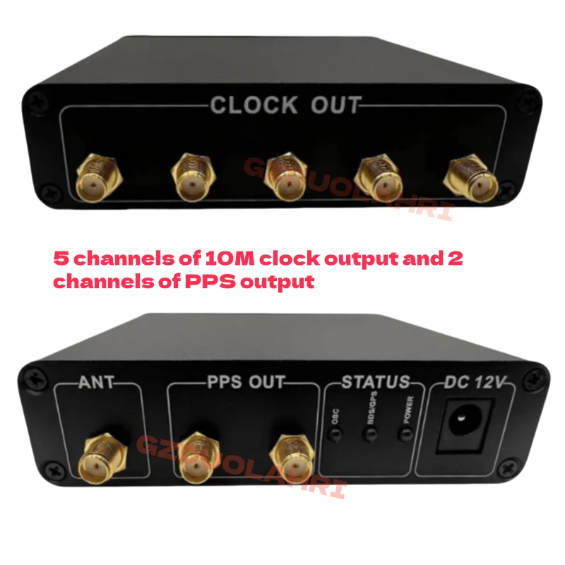 New 10M GPS clock taming software radio reference with extremely high accuracy 5 channels of output and 2 chann