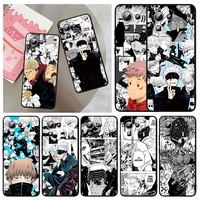 jujutsu kaisen comic anime silicone cover for xiaomi mi 12x 12 11 11t 11i 10t 10 pro lite ultra 5g 9t 9se a3 black phone case
