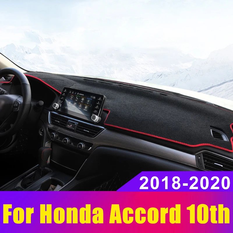 

Коврик для приборной панели автомобиля, для Honda Accord X 10, 2018, 2019, 2020