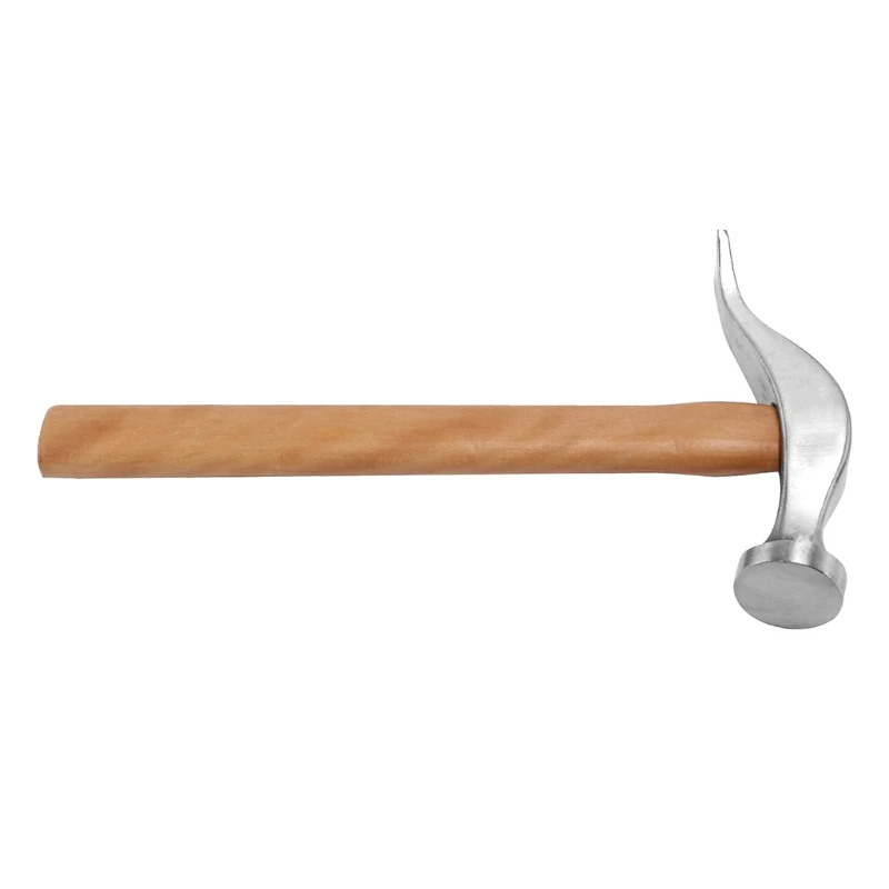 

Stainless Steel Shoe Hammer Wooden Handle for Leather Work Shoemaking Repairing Remmending Shoe Anti-slip Rustproof