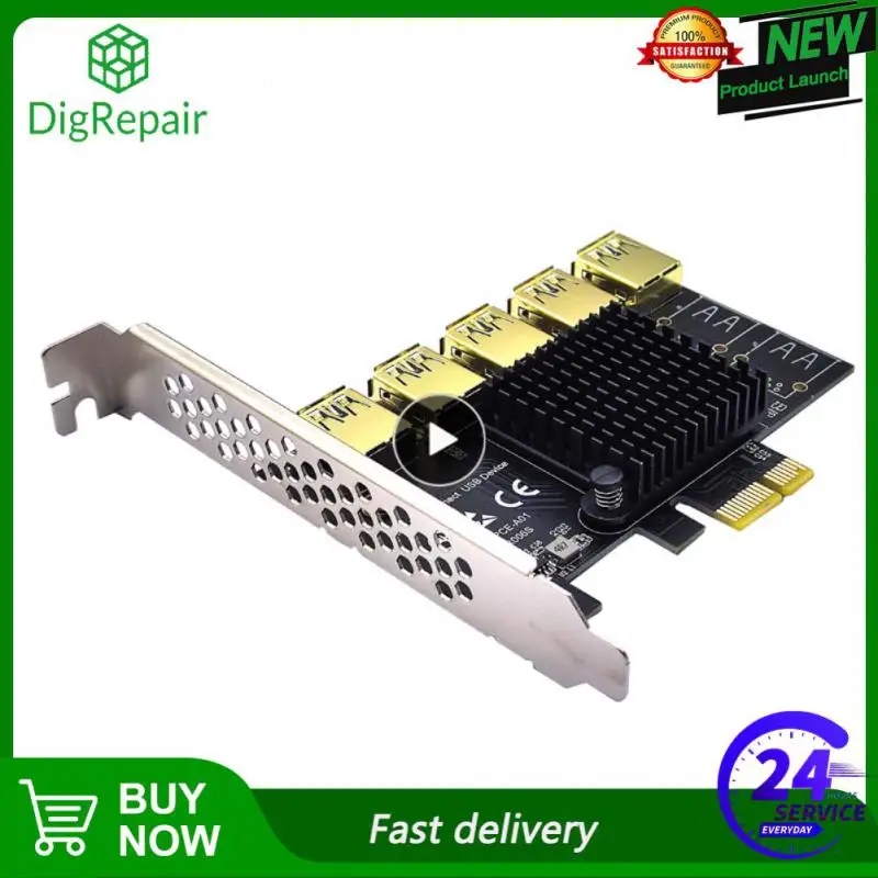 

1/2/3PCS PCIe 1 to 4 Riser Card, Pcie Splitter 1 toI Riser Card, 4 Risers intoI Card, PCIe Multiplier Risers 1X to External