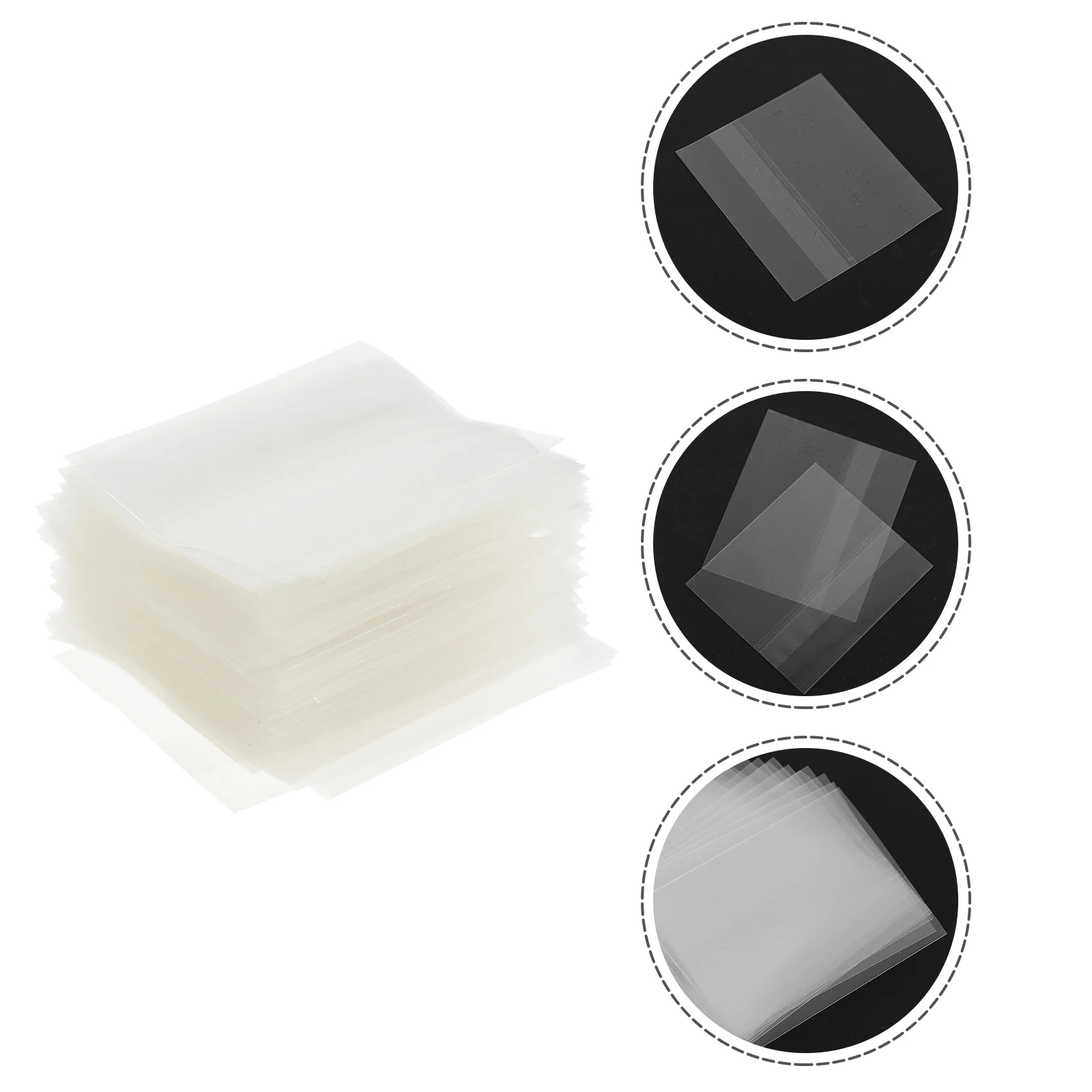 

1000pcs Practical Heat Shrink Wrap PVC Wrap Film for Essential Oil Bottle Eyelash