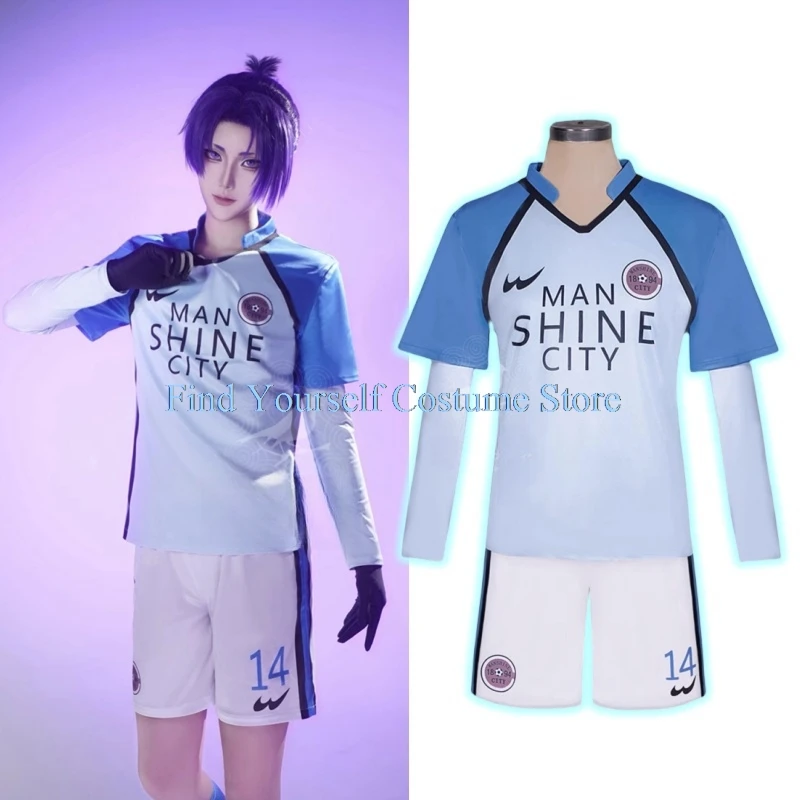 Наги Сейширо Микаге Рео Чигири Хёма Косплей Костюм Синий Замок Карнавальная