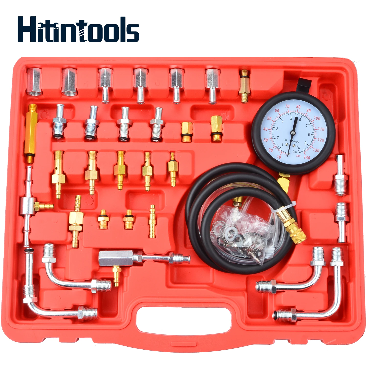 Автомобильный тестер топливного насоса инжектор Манометр давления