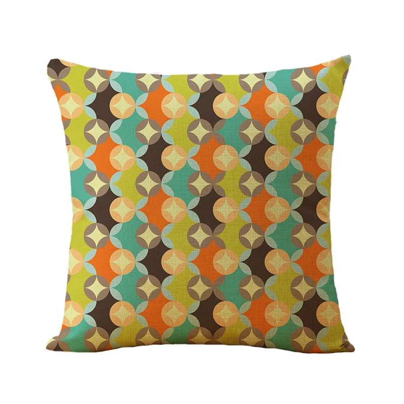 

Pillowcase 45X45cm Geometry Cushion Cover Polyester Sofa Cushions Decorative Throw Pillows Nordic Home Decor Pillowcover