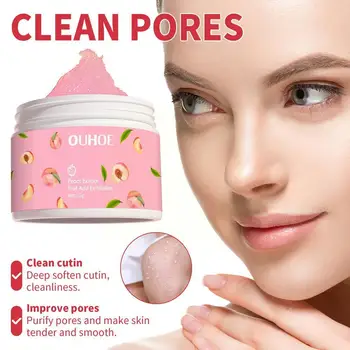 50g Facial Exfoliating Body Scrub Whitening Moisturizing Gel Cream Gentle Exfoliation Peeling Scrub Face W4M4 1
