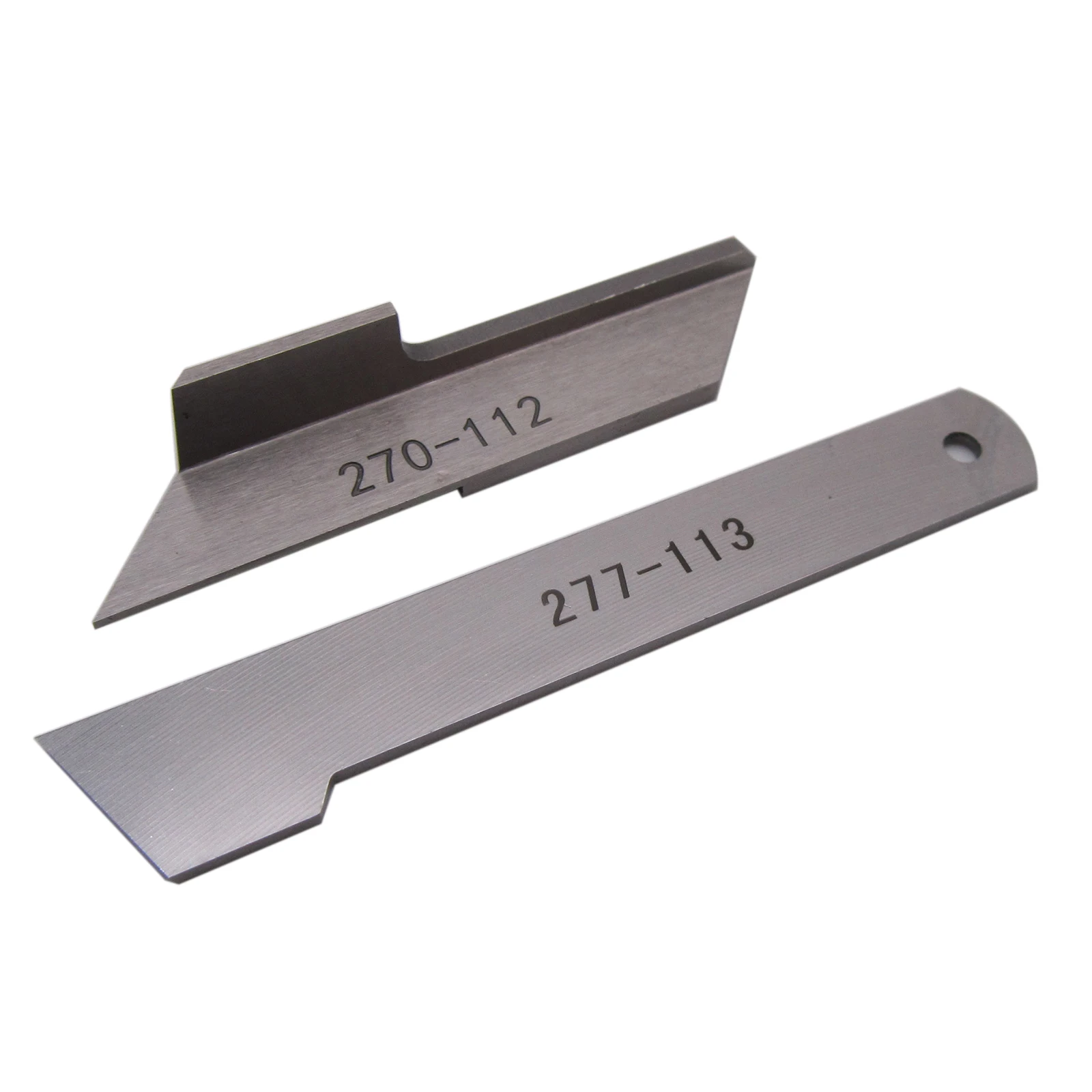 

1 КОМПЛЕКТ # 270-112 + 277-113 Верхний и нижний нож подходит для RIMOLDI B27 327 329 330 527 529 627 629