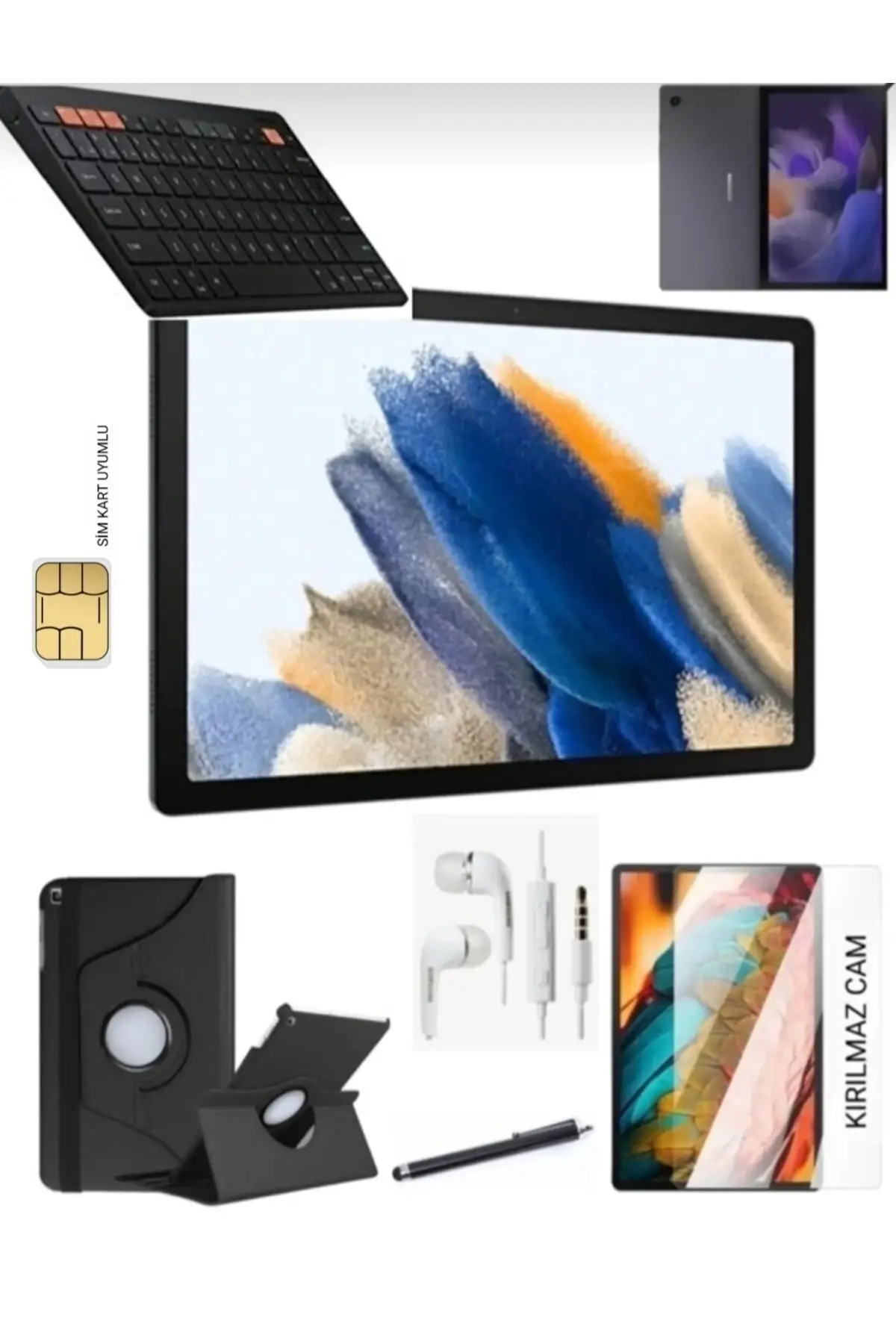 

Samsuny Galaxysy Tab A8 Lte X207 32 ГБ 4,5g планшеты с Sim-картой (с беспроводной клавиатурой в подарок)