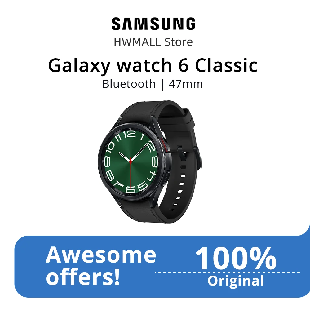 Смарт-часы Samsung Galaxy Watch 6 Classic 47 мм Super AMOLED дисплей измерение кровяного давления