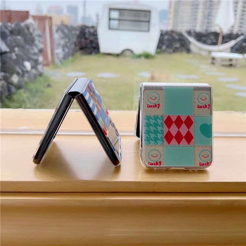 

Cartoon Colorful Cherry Phone Case for Samsung Galaxy Z Flip 3 5G Hard PC Back Cover for ZFlip3 Case Protective Shell