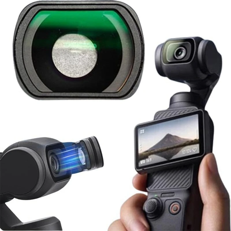 Для DJI Osmo Pocket 3 макрообъектив с панорамированием и наклоном портативный