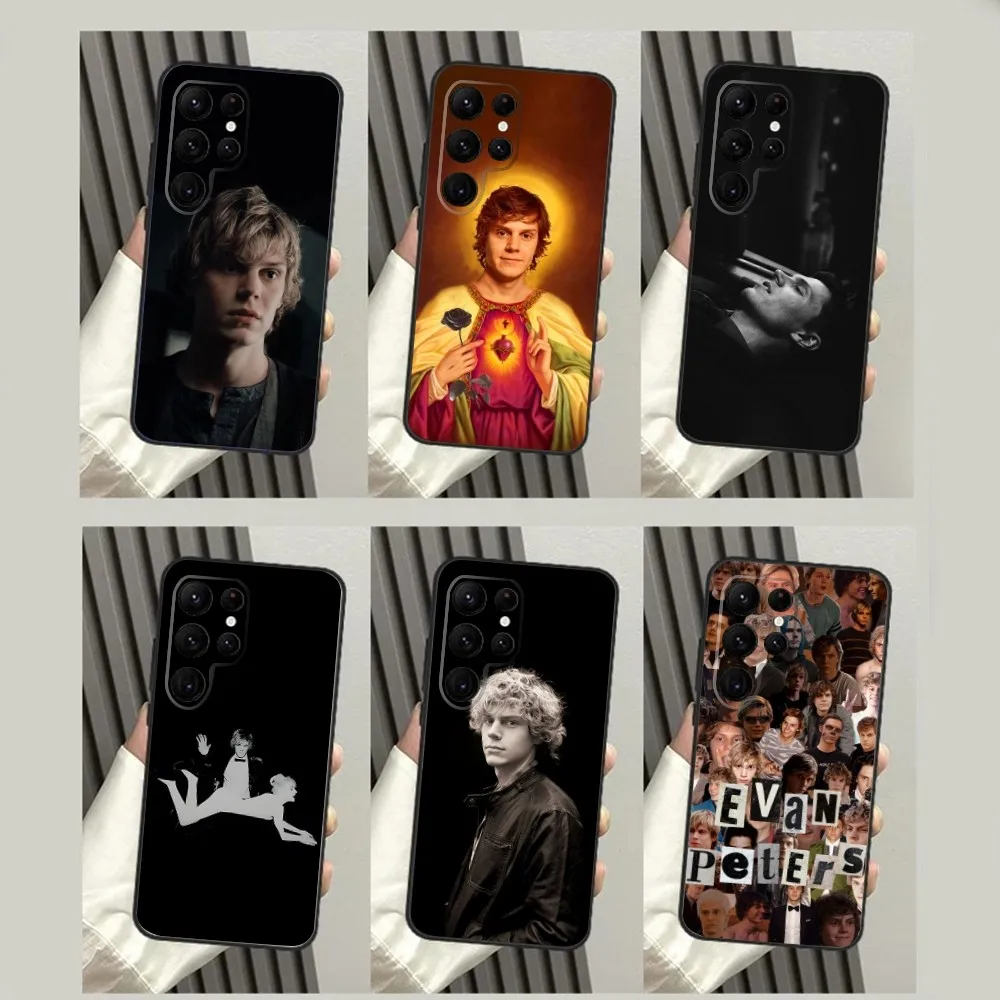 Чехол для телефона E-Evan Peters SamsungS23 S22 S21 S20 Ultra Pro S10 S30Plus S9 20lite Black Cover