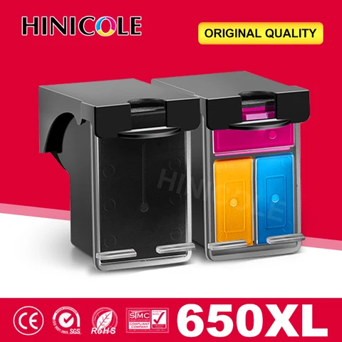 Заправляемый картридж для принтера HP 650 XL для HP650 Deskjet 1015 1515 2515 2545 2645 3515 3545 4515 4645