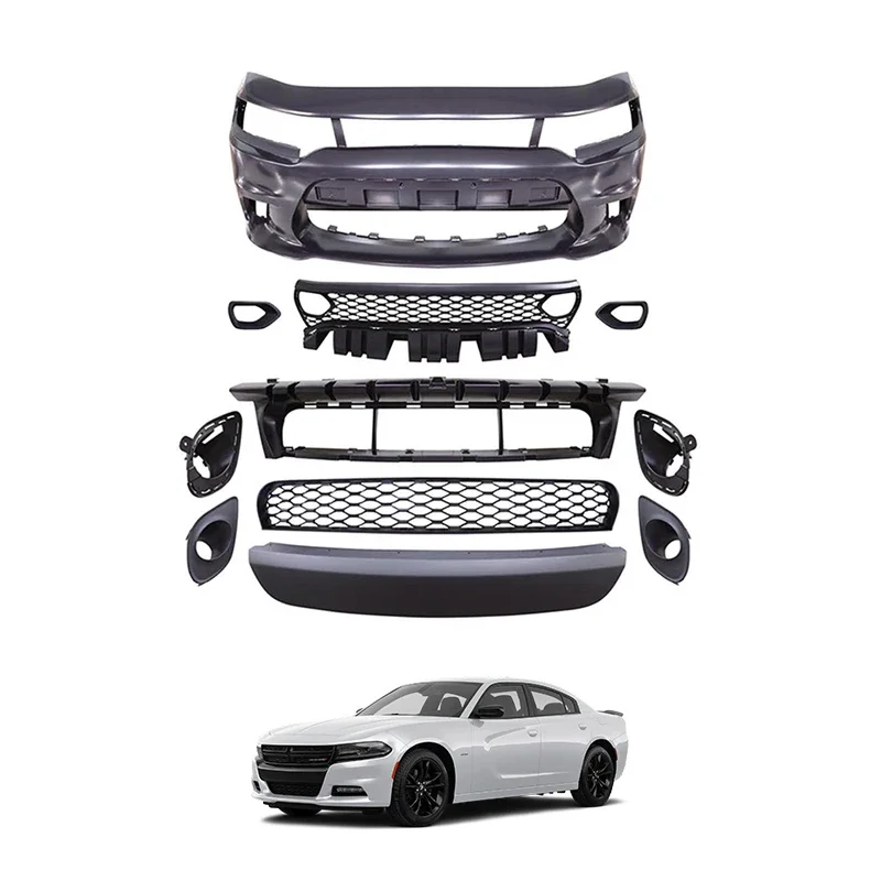 Высокое качество заводская цена PP Hellcat стиль передний бампер автомобильная