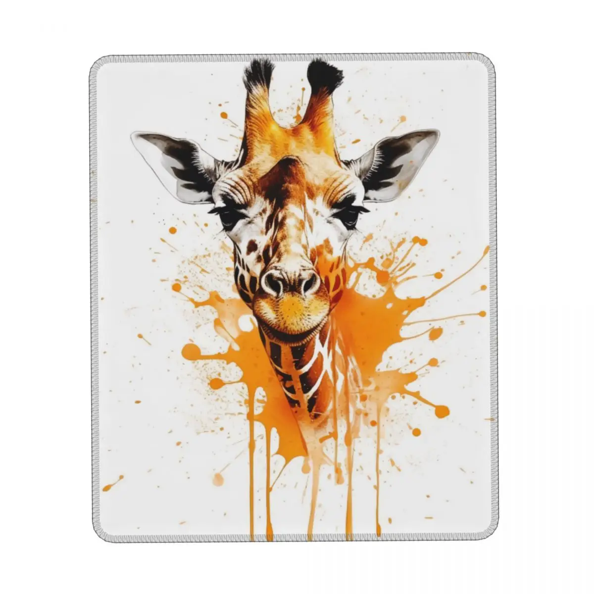 

Giraffe Vertical Print Mouse Pad Ink Drawing Table Rubber Mousepad Vintage Anti Fatigue Cute Mouse Pads